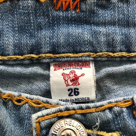 TRUE RELIGION Slim Straight let-out Hem Super T Jeans - Picture 3 of 16